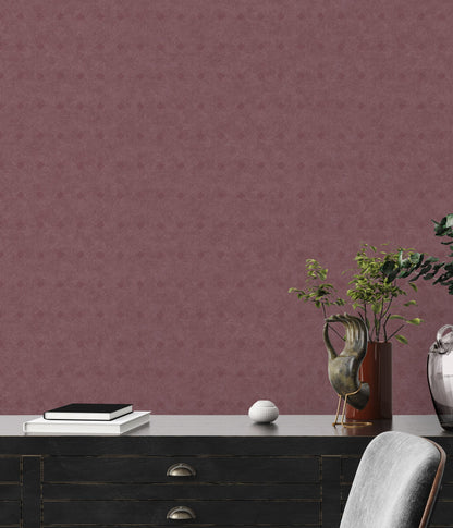 Cuba Geometrische Vliestapete Rot Metallic 10,05 m x 0,53 m