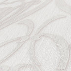 Livingwalls Mata Hari Vinyl-Vliestapete Weiß Creme 10,05 m x 0,53 m