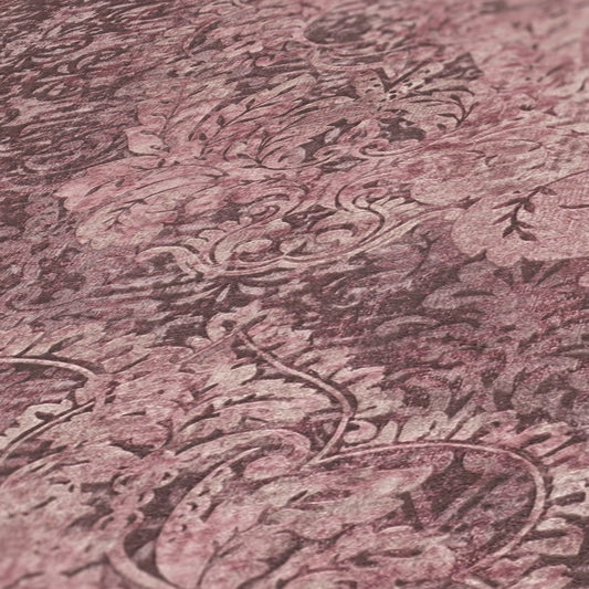 Livingwalls Mata Hari Vintage Vliestapete Rosa Rot Lila 10,05 m x 0,53 m