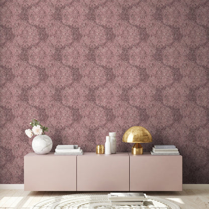 Livingwalls Mata Hari Vintage Vliestapete Rosa Rot Lila 10,05 m x 0,53 m