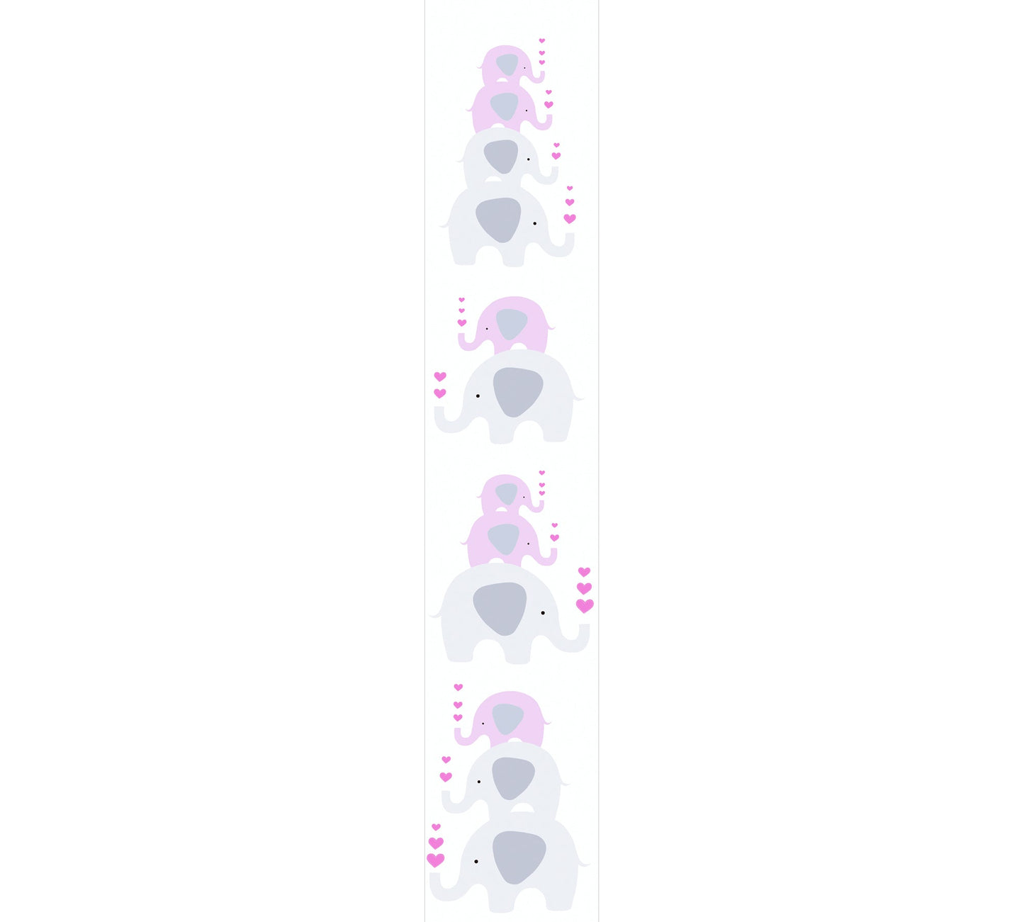Fototapete Elefanten Rosa - 1,59 m x 2,80 m