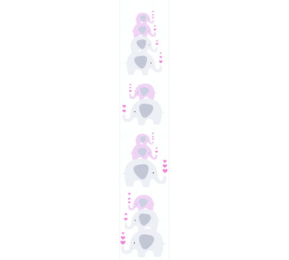 Fototapete Elefanten Rosa - 1,59 m x 2,80 m