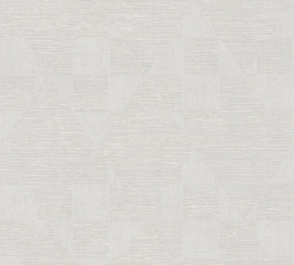 Livingwalls Titanium 3 Geometrische Vliestapete Weiß Grau 10,05 m x 0,53 m