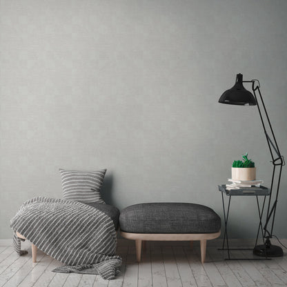 Livingwalls Titanium 3 Geometrische Vliestapete Weiß Grau 10,05 m x 0,53 m