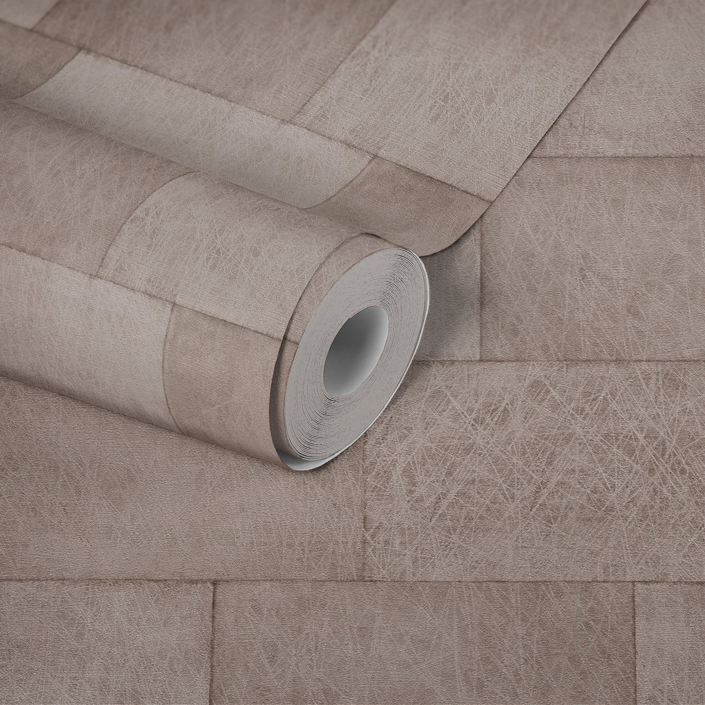 Livingwalls Titanium 3 Vliestapete Steinoptik Braun 10,05 m x 0,53 m