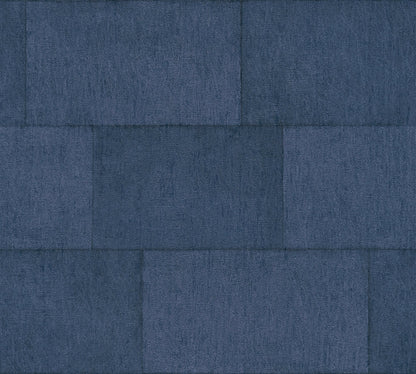 Livingwalls Titanium 3 Vliestapete Steinoptik Blau 10,05 m x 0,53 m