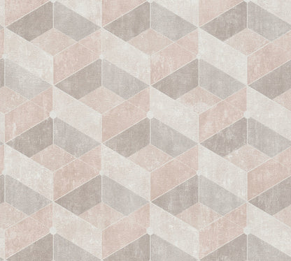 Livingwalls Titanium 3 Geometrische Vliestapete Beige Creme 10,05 m x 0,53 m