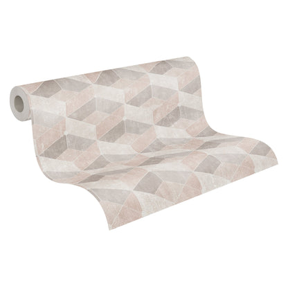 Livingwalls Titanium 3 Geometrische Vliestapete Beige Creme 10,05 m x 0,53 m