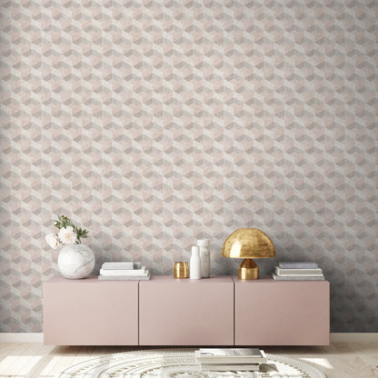 Livingwalls Titanium 3 Geometrische Vliestapete Beige Creme 10,05 m x 0,53 m