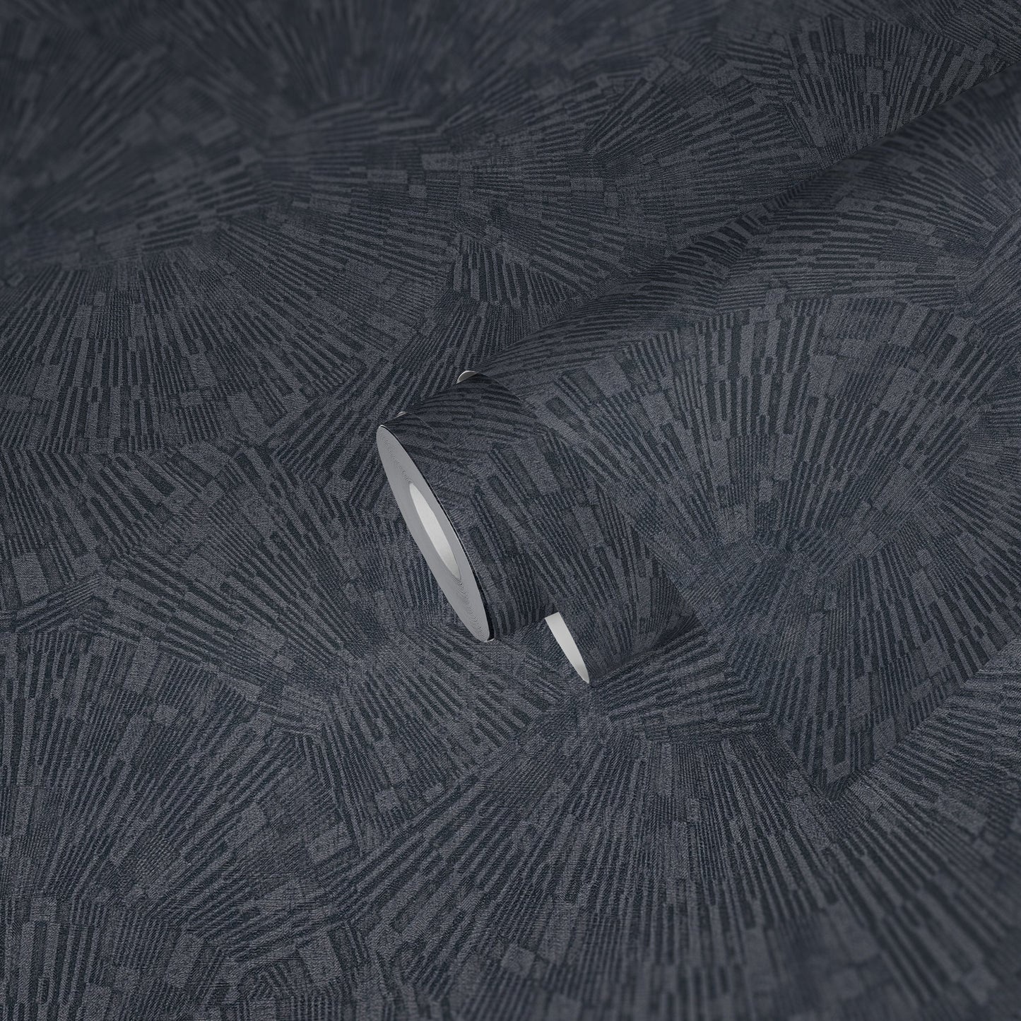 Livingwalls Titanium 3 Geometrische Vliestapete Blau 10,05 m x 0,53 m