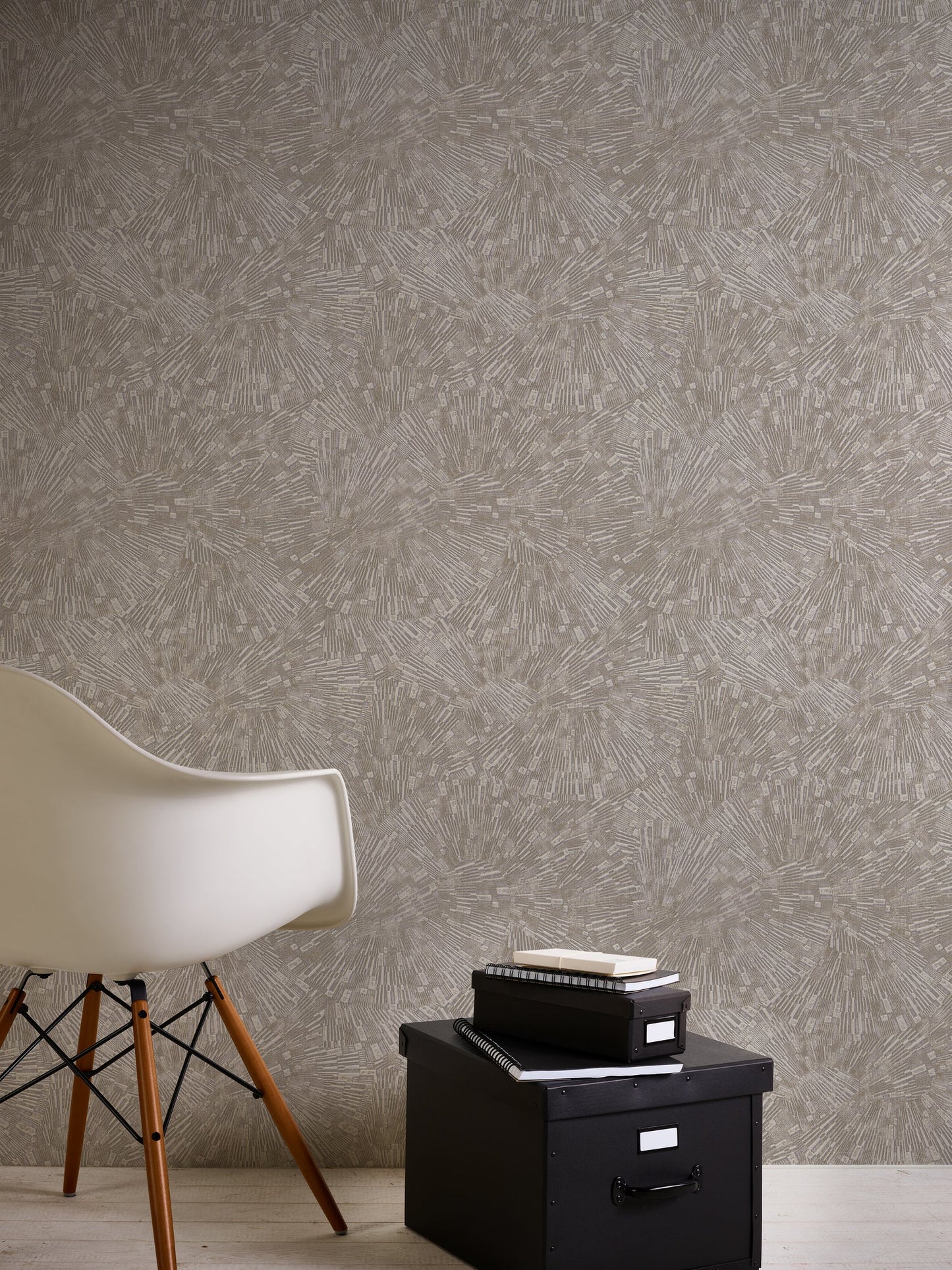 Livingwalls Titanium 3 Geometrische Vliestapete Beige 10,05 m x 0,53 m