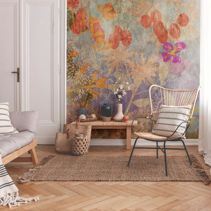 Fototapete Blumen Vintage – 3,71 x 2,8 m