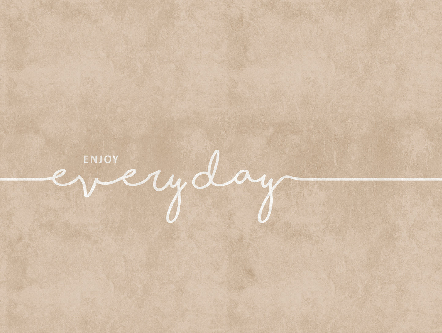 Fototapete Schrift Beige - 3,71 m x  2,80 m