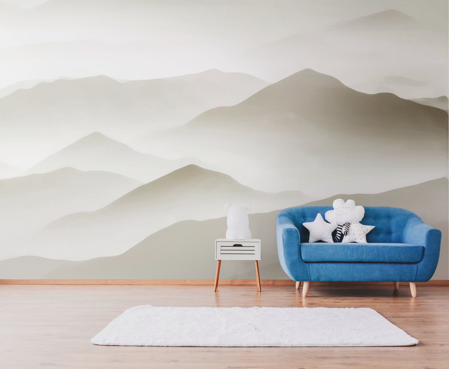 Fototapete Berge Beige - 3,71 m x  2,80 m