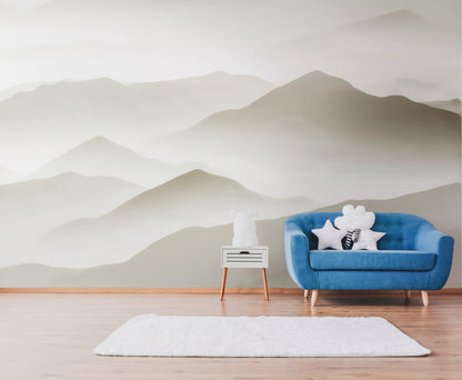 Fototapete Berge Beige - 3,71 m x  2,80 m