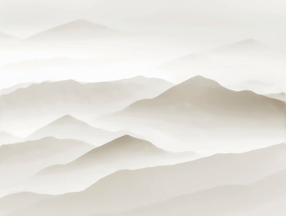 Fototapete Berge Beige - 3,71 m x  2,80 m