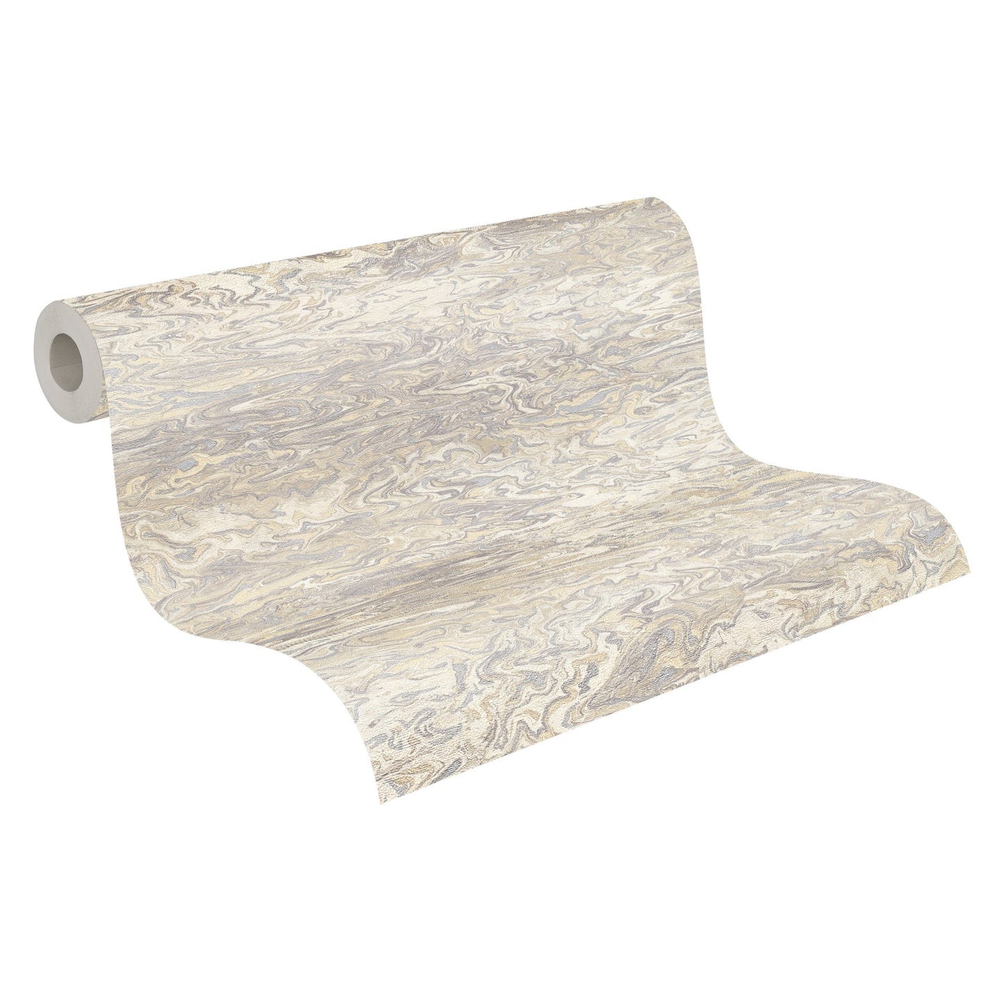 Livingwalls My Home My Spa Vliestapete Putzoptik Beige Silber Creme 10,05 m x 0,53 m
