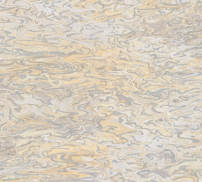 Livingwalls My Home My Spa Vliestapete Putzoptik Beige Silber Orange 10,05 m x 0,53 m