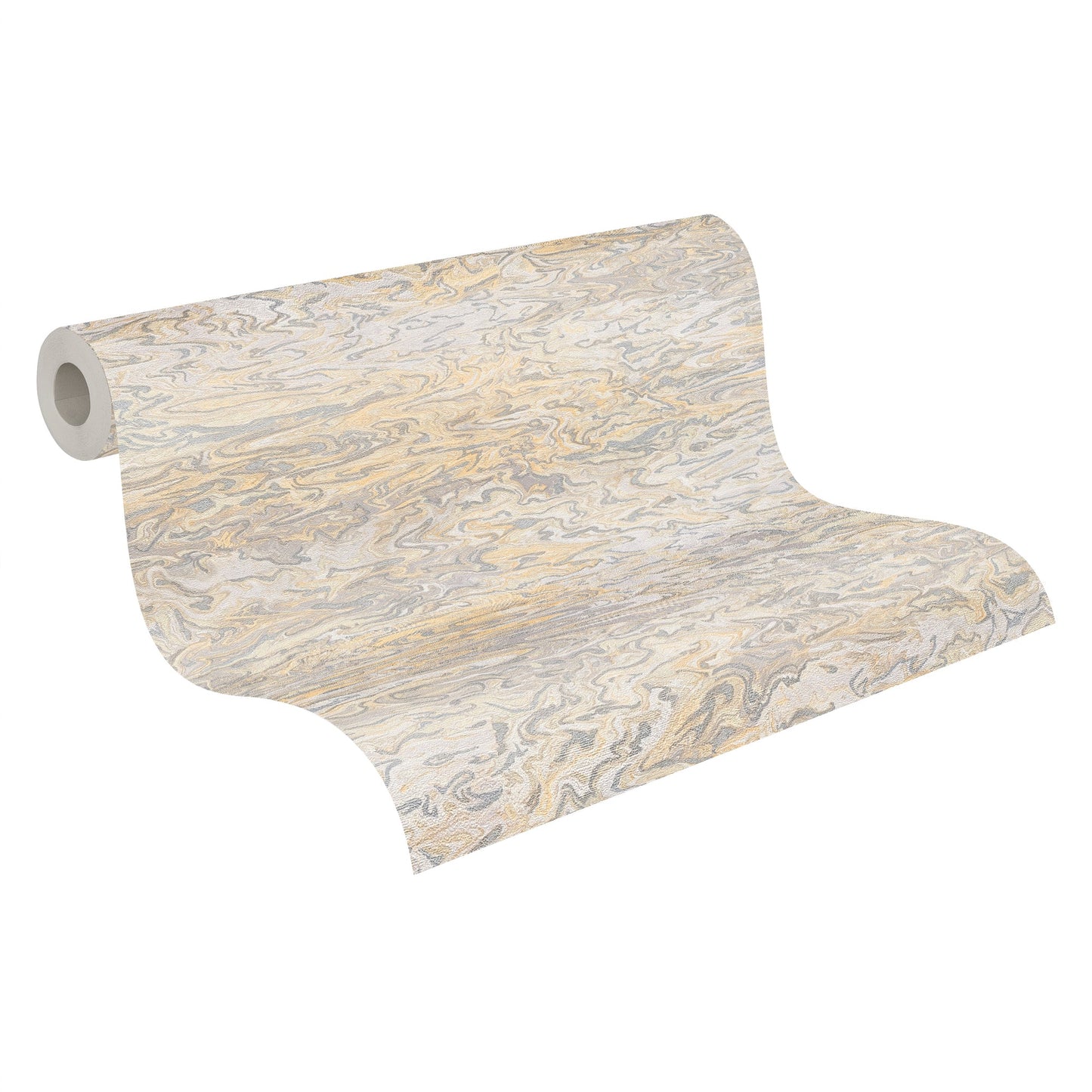 Livingwalls My Home My Spa Vliestapete Putzoptik Beige Silber Orange 10,05 m x 0,53 m