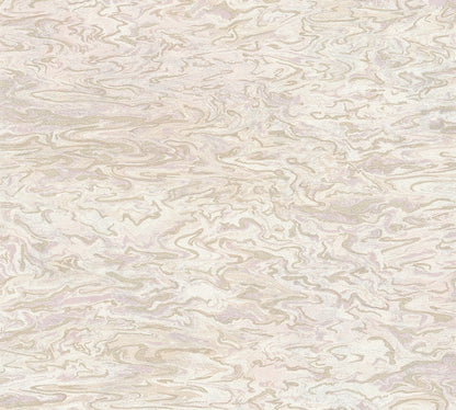 Livingwalls My Home My Spa Vliestapete Putzoptik Creme Lila Pastell 10,05 m x 0,53 m