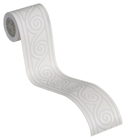 Only Borders 11 Dekobordüre selbstklebend Grau Metallic 5 m x 0,08 m