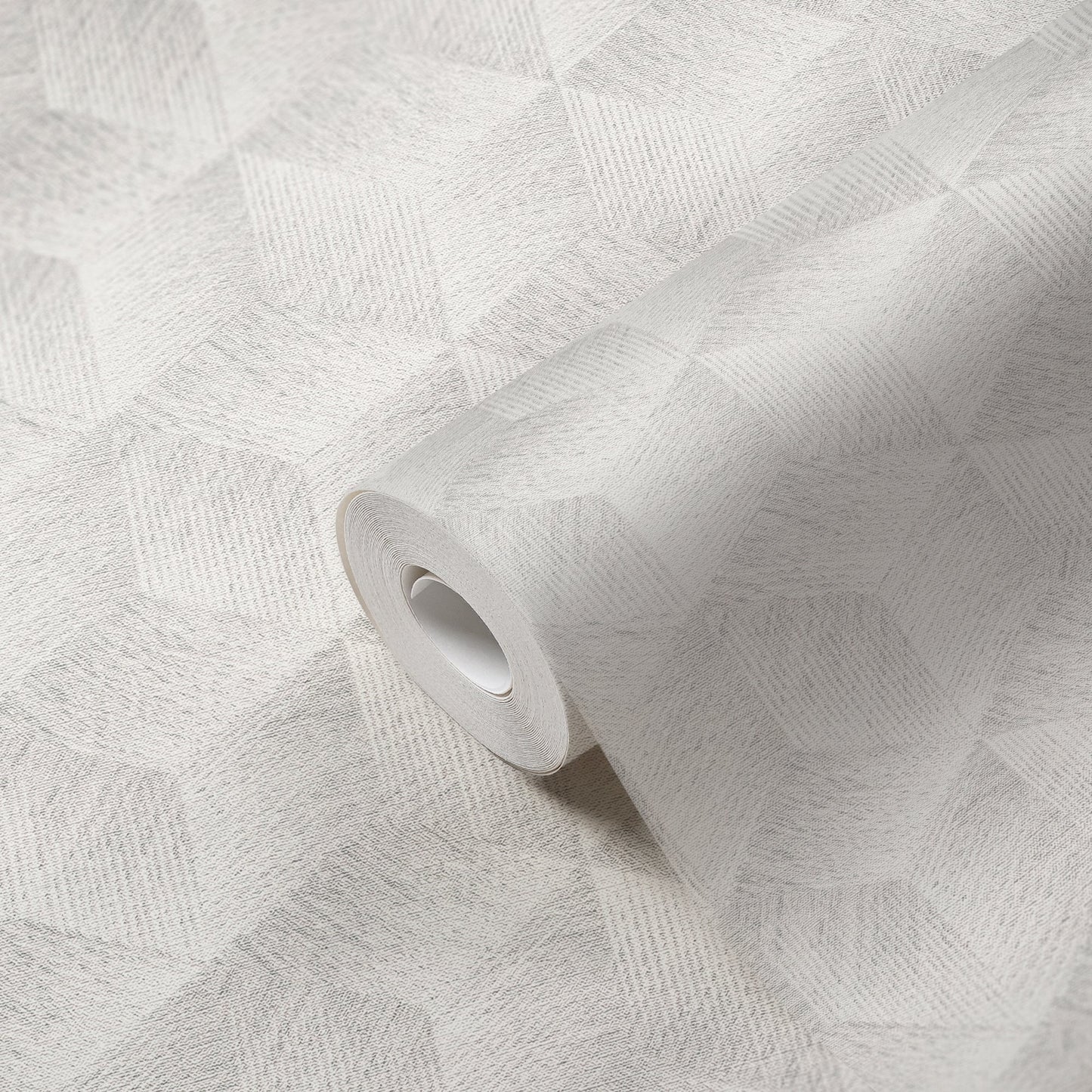 Natural Living Retro Vliestapete Grau Weiß 10,05 m x 0,53 m