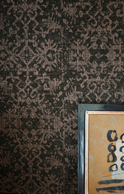 Livingwalls Desert Lodge Vinyl-Vliestapete Schwarz Bronze 10,05 m x 0,53 m