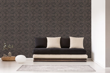 Livingwalls Desert Lodge Vinyl-Vliestapete Schwarz Bronze 10,05 m x 0,53 m