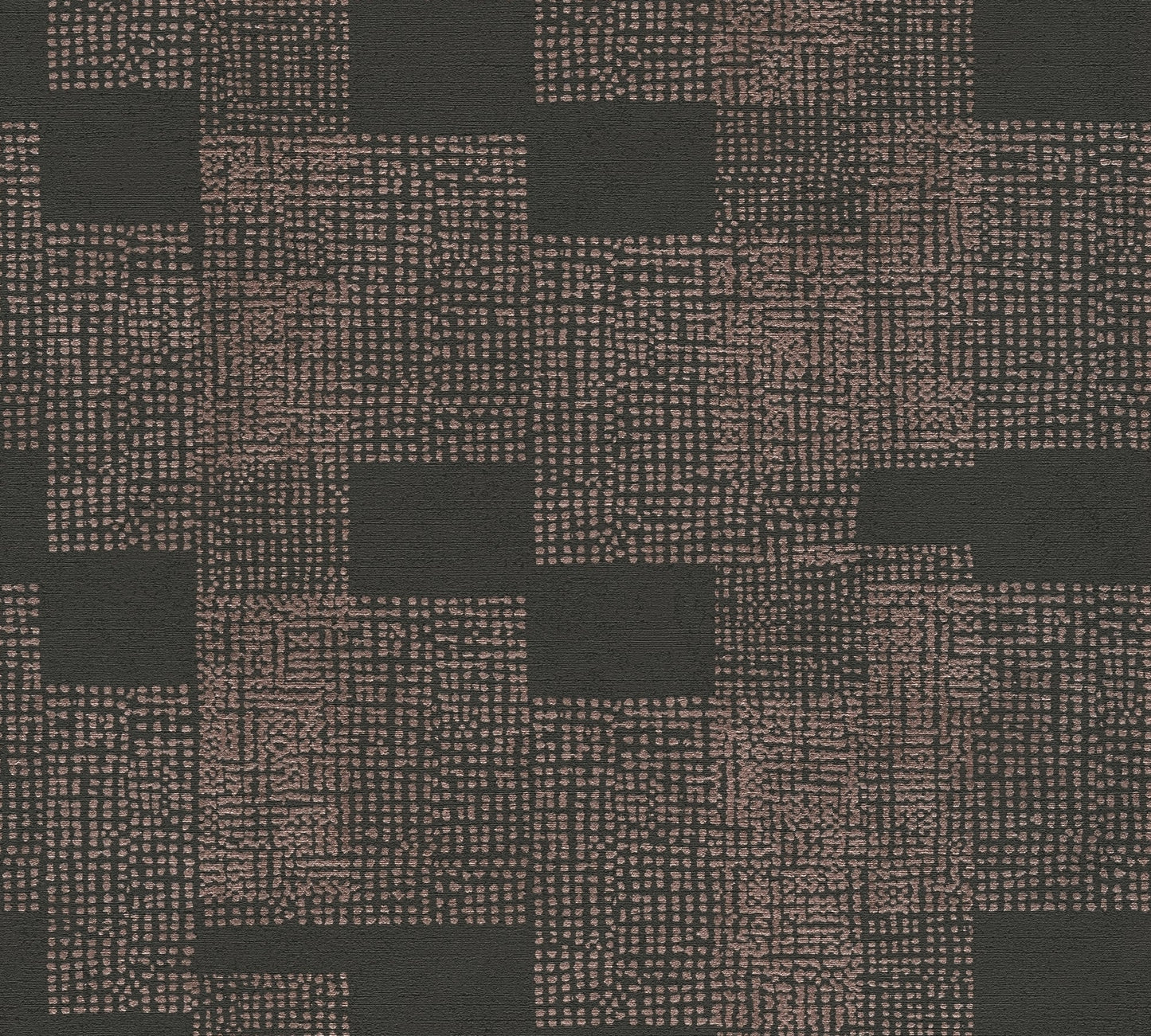 Livingwalls Desert Lodge Geometrische Vliestapete Bronze Schwarz 10,05 m x 0,53 m