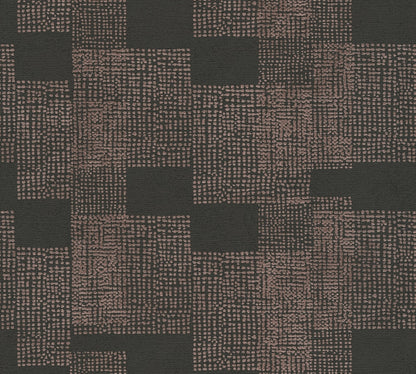Livingwalls Desert Lodge Geometrische Vliestapete Bronze Schwarz 10,05 m x 0,53 m