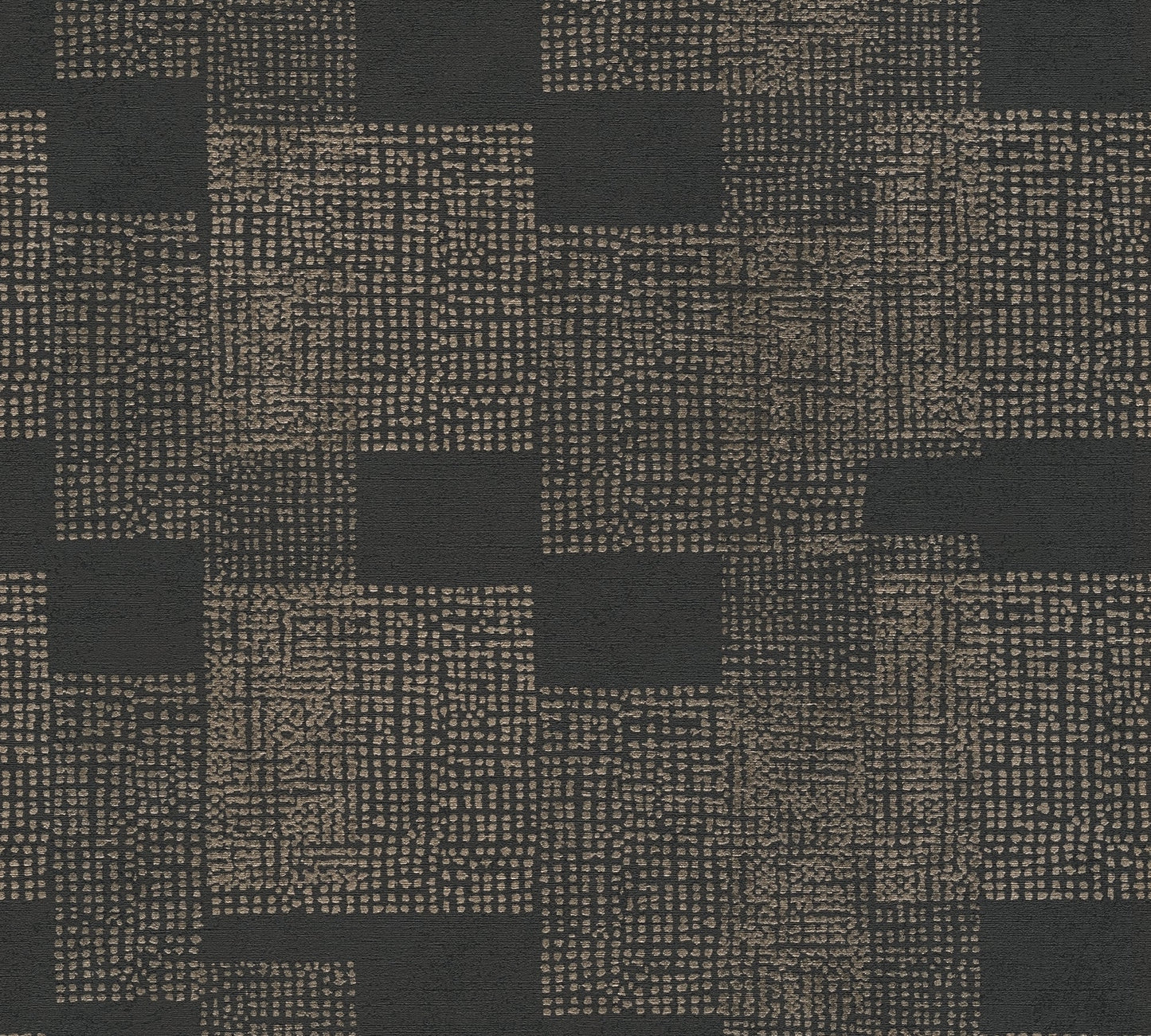 Livingwalls Desert Lodge Geometrische Vliestapete Gold Schwarz 10,05 m x 0,53 m