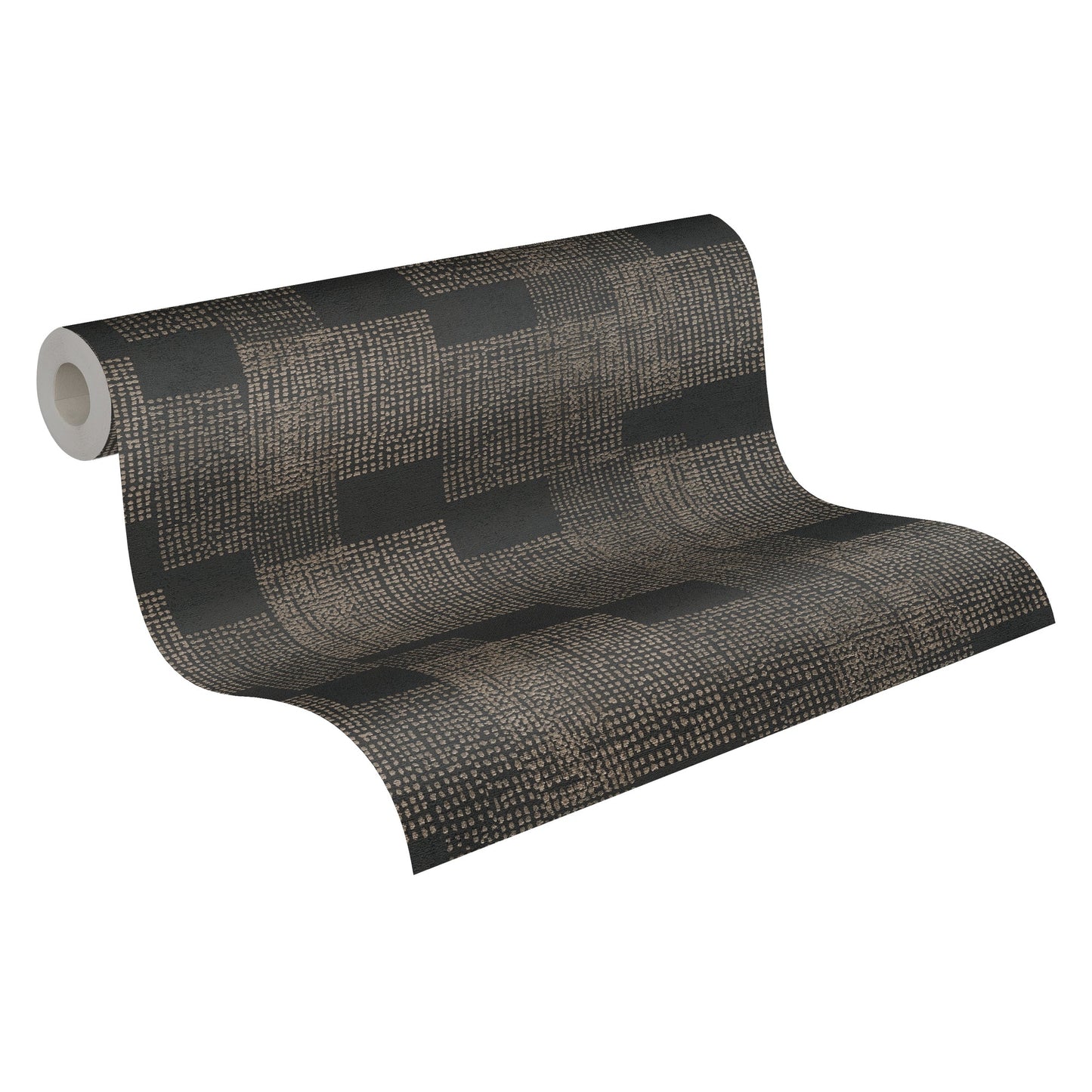 Livingwalls Desert Lodge Geometrische Vliestapete Gold Schwarz 10,05 m x 0,53 m