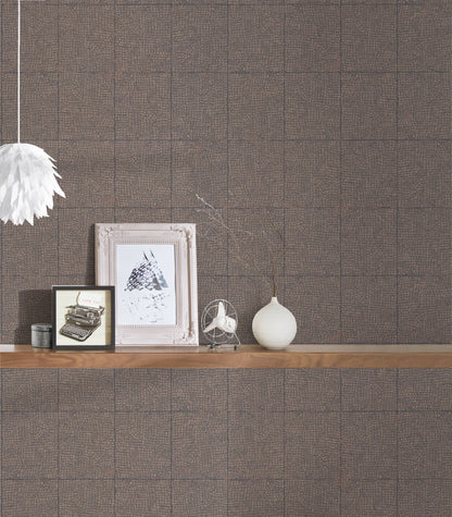 Livingwalls Desert Lodge Geometrische Vliestapete Braun Grau 10,05 m x 0,53 m