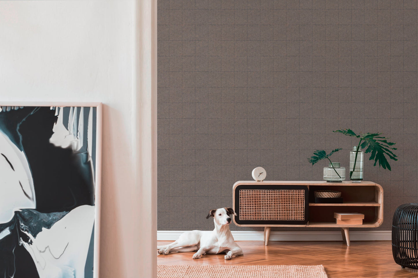 Livingwalls Desert Lodge Geometrische Vliestapete Braun Grau 10,05 m x 0,53 m