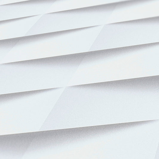 The Wallcover Tapete selbstklebend mit geometrischem Design Weiß 8,40 m x 0,53 m