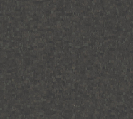 Geo Effect Schaum-Vliestapete Schwarz 10,05 m x 0,53 m