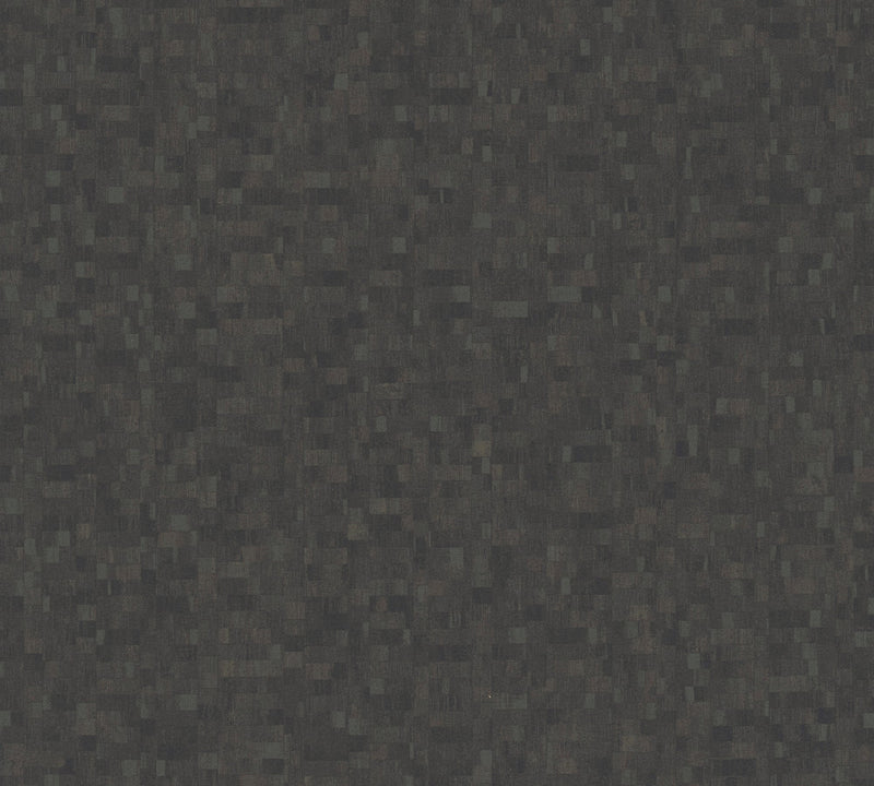 Geo Effect Schaum-Vliestapete Schwarz 10,05 m x 0,53 m