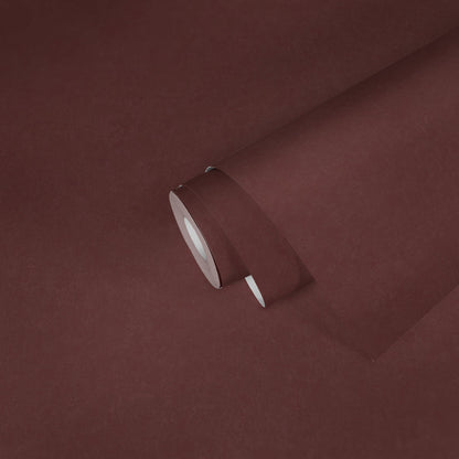 Geo Effect Uni Vliestapete Rot 10,05 m x 0,53 m