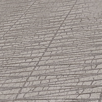 Hygge Metallic Vliestapete Grau Silber 10,05 m x 0,53 m
