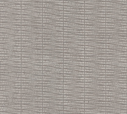 Hygge Metallic Vliestapete Grau Silber 10,05 m x 0,53 m