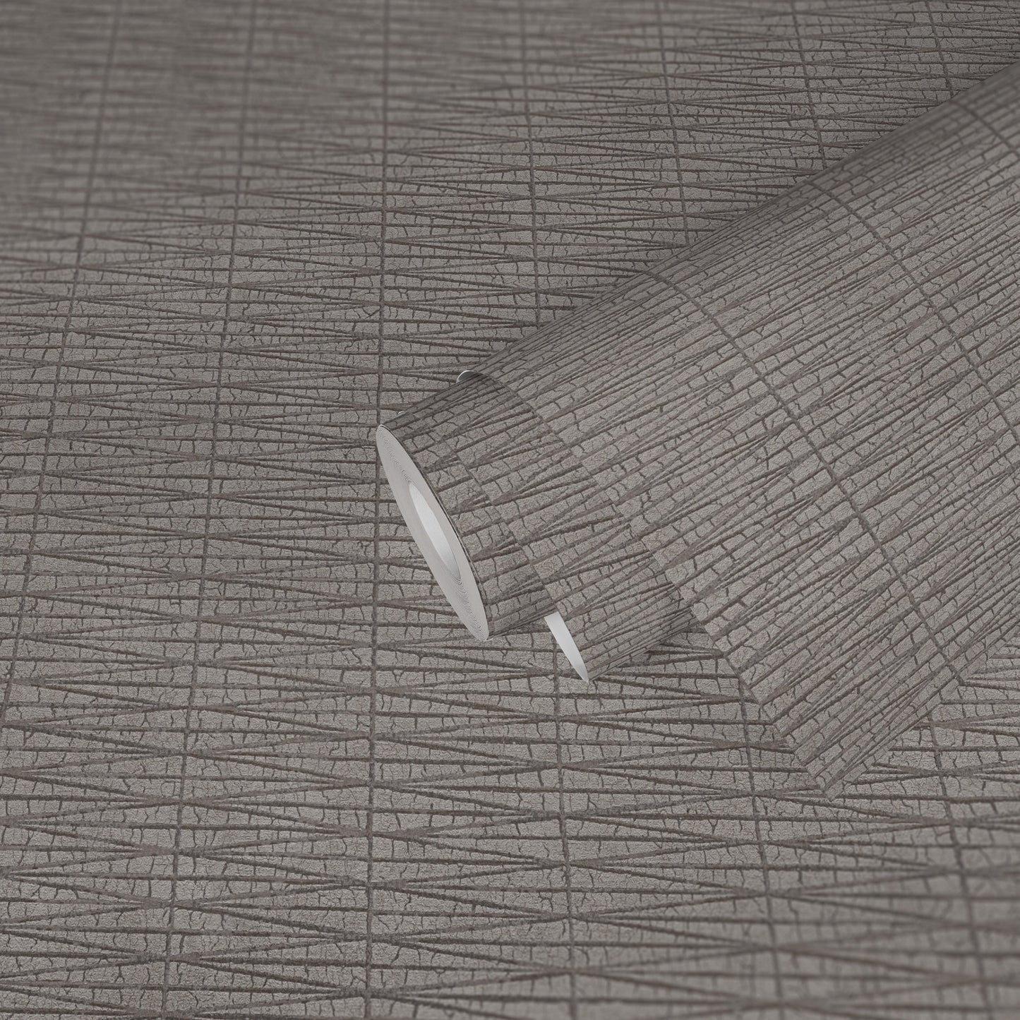 Hygge Metallic Vliestapete Grau Silber 10,05 m x 0,53 m