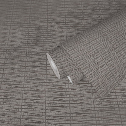 Hygge Metallic Vliestapete Grau Silber 10,05 m x 0,53 m