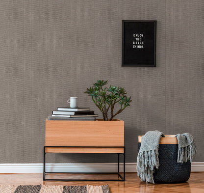 Hygge Metallic Vliestapete Grau Silber 10,05 m x 0,53 m