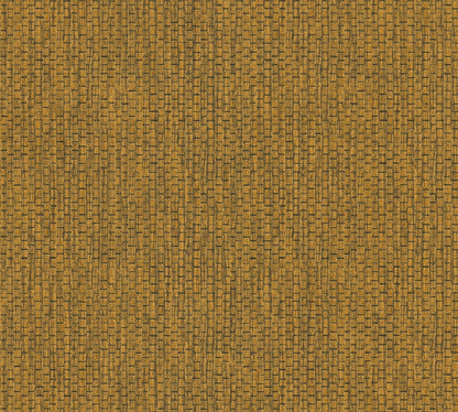Hygge Struktur Vliestapete Gelb Schwarz 10,05 m x 0,53 m