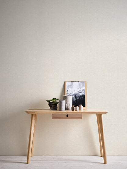 Hygge Vliestapete Gewebeoptik Grau 10,05 m x 0,53 m