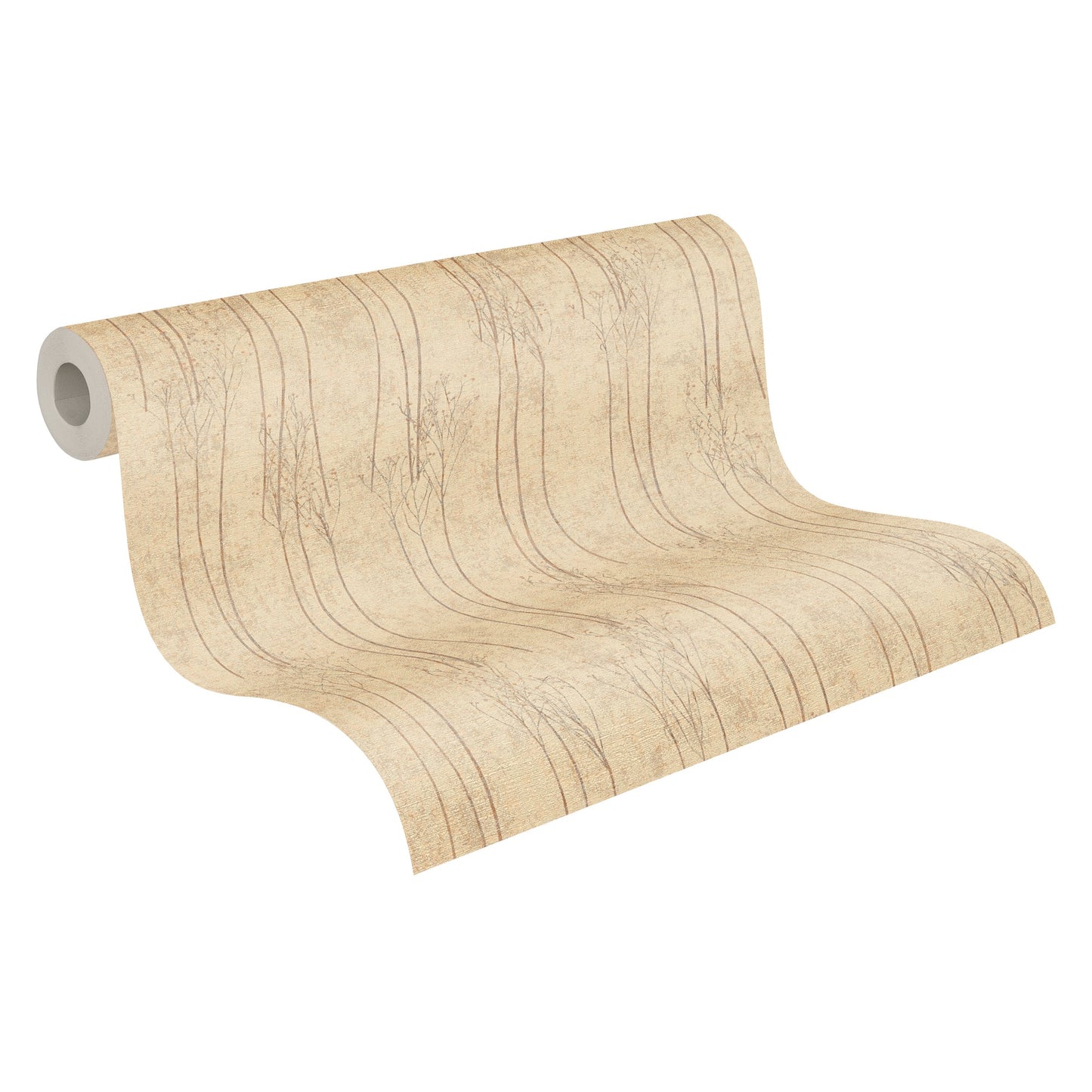 Hygge Pflanzen Vliestapete Braun Beige 10,05 m x 0,53 m