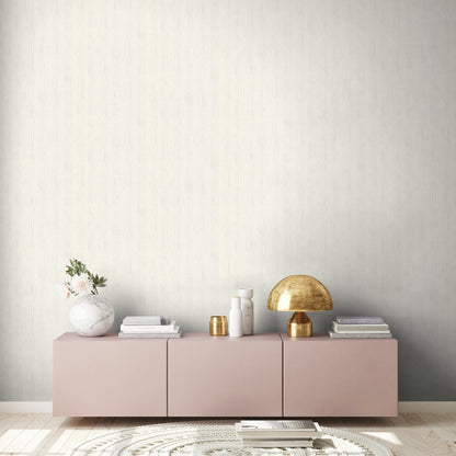 Hygge Pflanzen Vliestapete Weiß Grau 10,05 m x 0,53 m