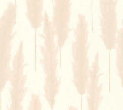 Hygge Pflanzen Vliestapete Creme Beige Weiß 10,05 m x 0,53 m