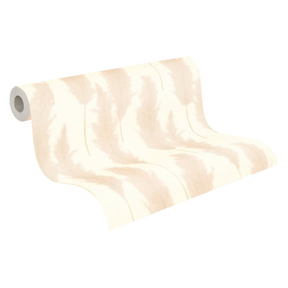 Hygge Pflanzen Vliestapete Creme Beige Weiß 10,05 m x 0,53 m