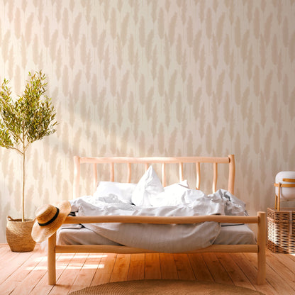 Hygge Pflanzen Vliestapete Creme Beige Weiß 10,05 m x 0,53 m